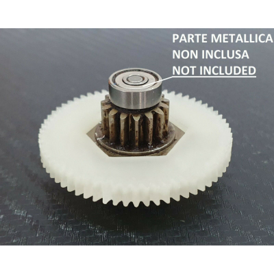 Secondo ingranaggio in nylon motoriduttore Elco 5105905 Granitori G...