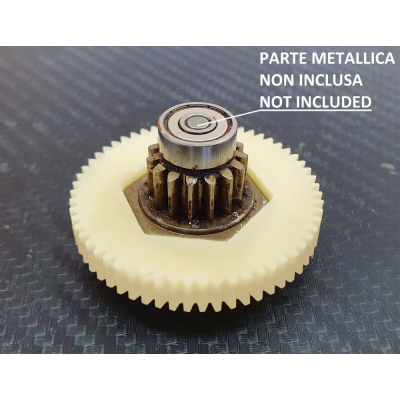 Secondo ingranaggio in nylon per motoriduttore granitore GBG Granis...