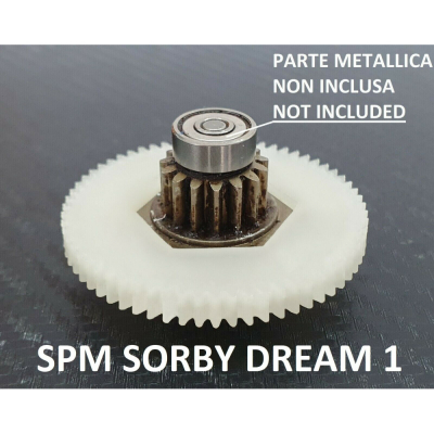 Secondo ingranaggio ruota dentata in nylon per Granitore SPM Mod. S...
