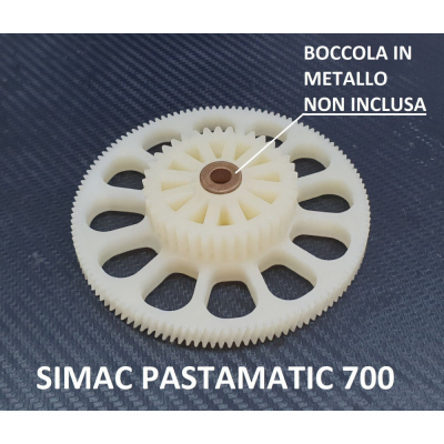 Ingranaggio in nylon per macchina per pasta impastatrice Simac Past...