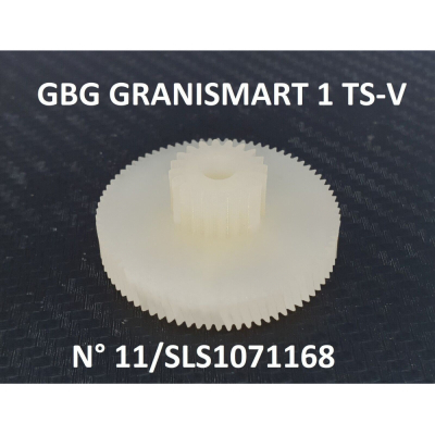 Primo ingranaggio in nylon per granitore GBG Granismart 1 TS-V N° ...