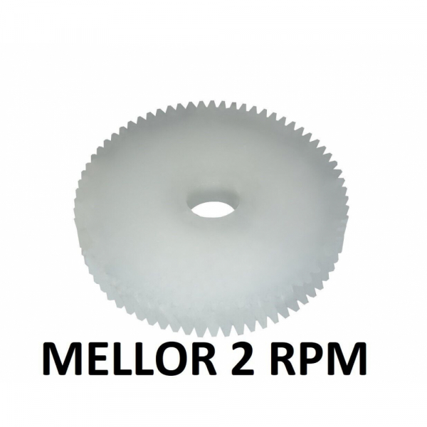 Ingranaggio rinforzato in nylon per motoriduttore stufa a pellet Mellor 2 rpm