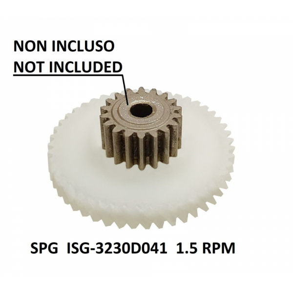 Ingranaggio in nylon per motoriduttore stufa a pellet SPG ISG-3230D...