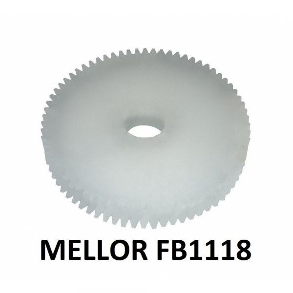 Ingranaggio nylon per motoriduttore stufa a pellet Mellor FB1118 FB...