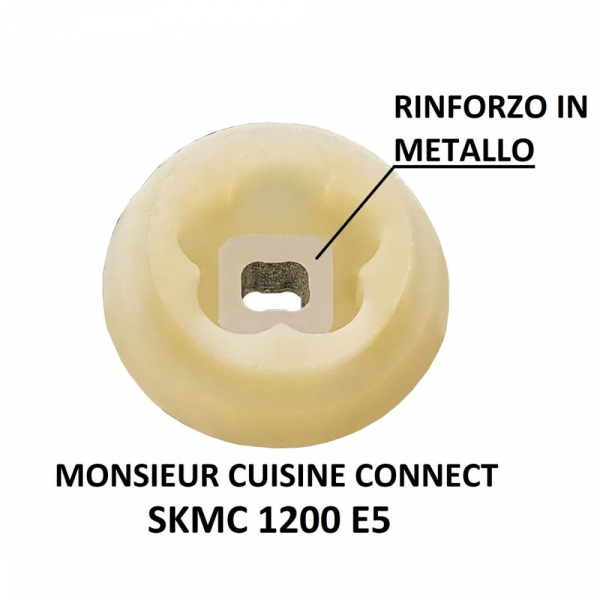 Giunto boccola metallo per Silvercrest Monsieur Cuisine Connect SKM...