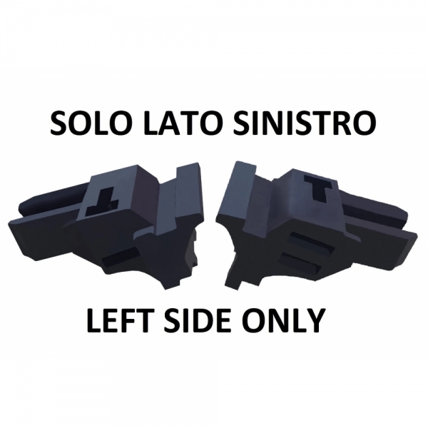 Coppia guide LATO SINISTRO per capote Fiat 500 Cabrio Fiat 500C 500 C